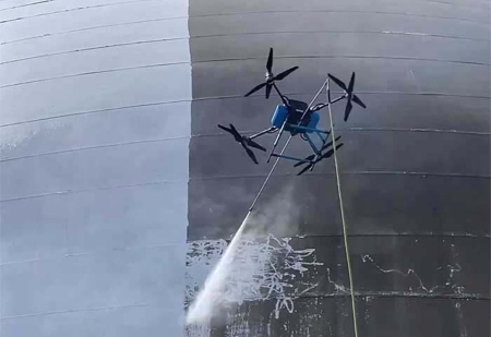 Drone Pressure Washing